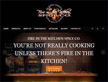 Tablet Screenshot of fireinthekitchen.ca